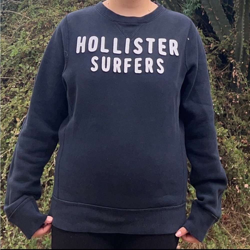 Hollister Surfers Dark Blue Sweatshirt
